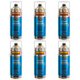 6X Hycote Bodyshop Clear Lacquer Spray Paint 400ml Spray Paint